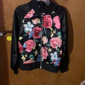 New with tags Justice Floral Jacket